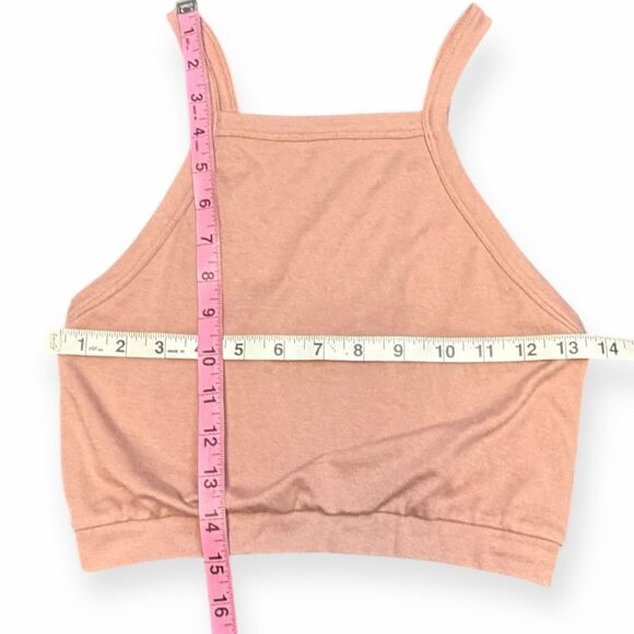 ALO Women’s Pink High Neck Strappy Sports Bra Small - Picture 3 of 3